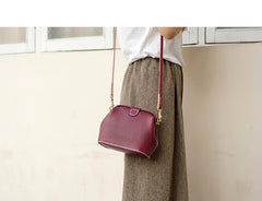 Handmade Womens Green Leather Small doctor Purse shoulder doctor bags for women - iLeatherhandbag