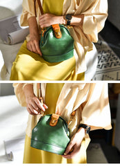 Handmade Womens Tan Leather Doctor Bucket Shoulder Purses Tan Doctor Crossbody Purse for Women