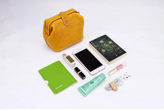 Handmade Womens Green Leather Small doctor Purse shoulder doctor bags for women - iLeatherhandbag