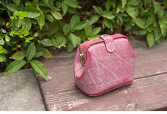 Handmade Womens Green Leather Small doctor Purse shoulder doctor bags for women - iLeatherhandbag