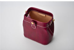 Handmade Womens Green Leather Small doctor Purse shoulder doctor bags for women - iLeatherhandbag