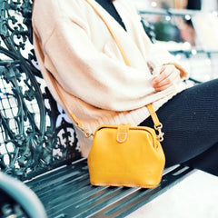 Handmade Womens Green Leather Small doctor Purse shoulder doctor bags for women - iLeatherhandbag