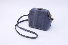 Handmade Womens Green Leather Small doctor Purse shoulder doctor bags for women - iLeatherhandbag