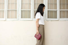 Handmade Womens Green Leather Small doctor Purse shoulder doctor bags for women - iLeatherhandbag