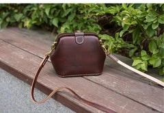 Handmade Womens Green Leather Small doctor Purse shoulder doctor bags for women