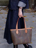Vintage Style Tote With Zipper