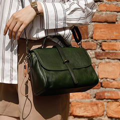 Genuine Leather Satchel Handbags For Women