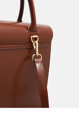 Leather Satchel Laptop Backpack Bag