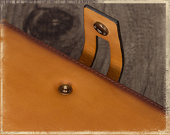 Distressed Leather Billfold Long Pocketbook Strap Wallet Purse