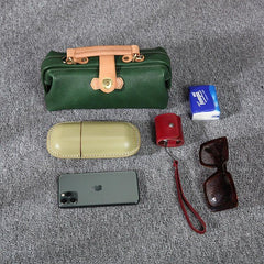 Womens Tan Leather Mini Doctor Handbag Purses Classic Tan Doctor Crossbody Purses for Women - iLeatherhandbag