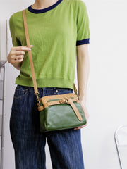 Small Canvas Satchel Crossbody Bag For Women