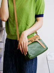 Small Canvas Satchel Crossbody Bag For Women