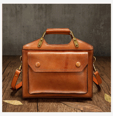 Small Leather Satchel Handbags For Women