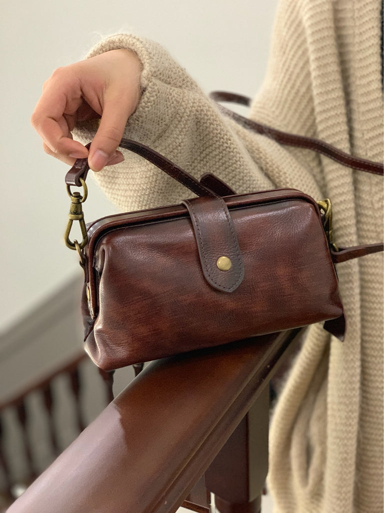 Doctor bag purse crossbody sale