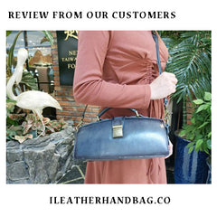 Womes Leather Doctor's Style Handbag Purse