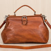 14" Soft Leather Female Doctor Bag