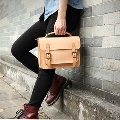 Womens Leather Small Satchel Bag