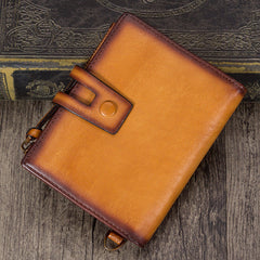 Mens Leather Slim Small Billfold Pocketbook Wallet Purse